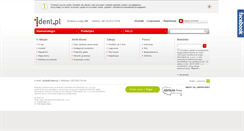 Desktop Screenshot of 1dent.pl