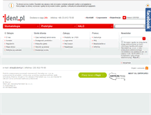Tablet Screenshot of 1dent.pl